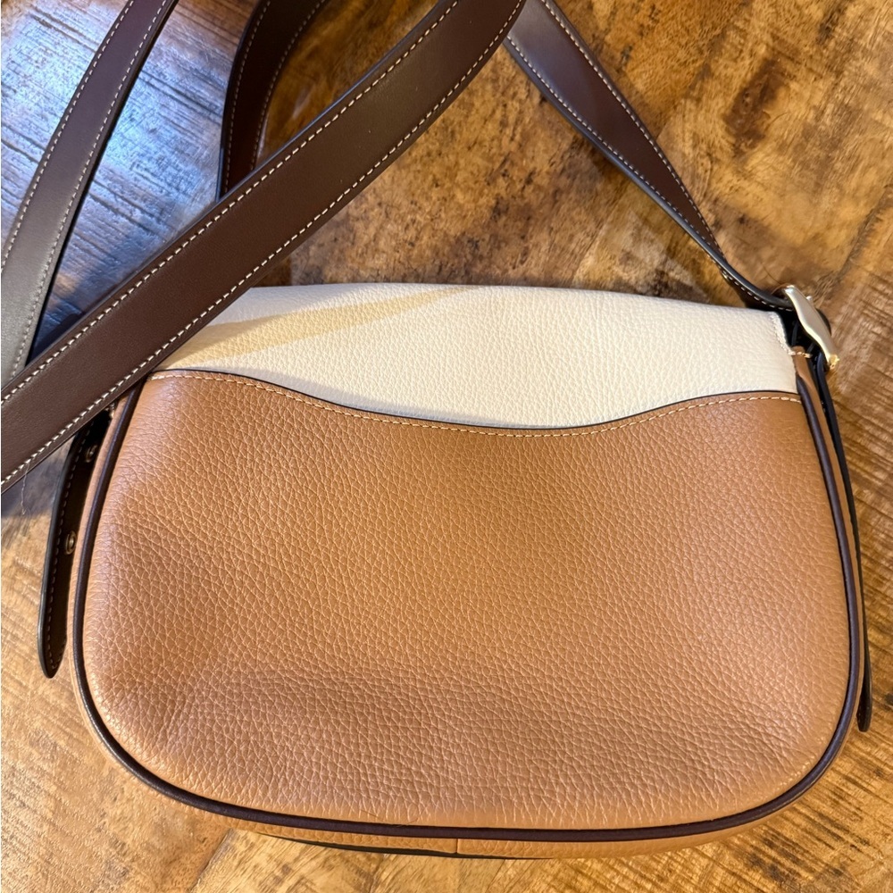 NWOT Coach Macie Saddle Bag in Colorblock - Picture 8 of 13